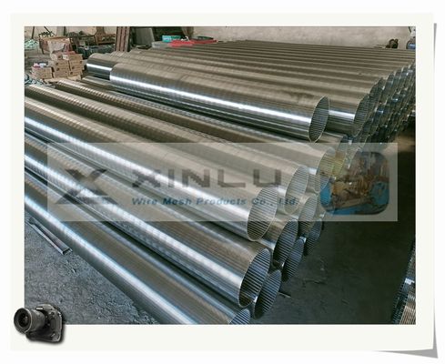 8 poço de aço inoxidável da polegada 219mm - tubulação comum da linha do filtro de água do comprimento da tela 5.8m