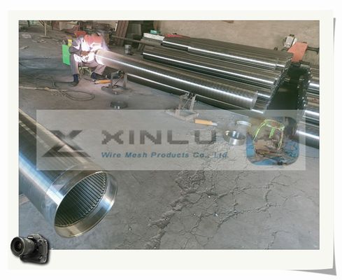8 poço de aço inoxidável da polegada 219mm - tubulação comum da linha do filtro de água do comprimento da tela 5.8m