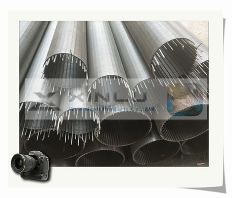 10 tubulação entalhada de aço inoxidável do fio SS201 da tubulação V da tela de fio da cunha da polegada