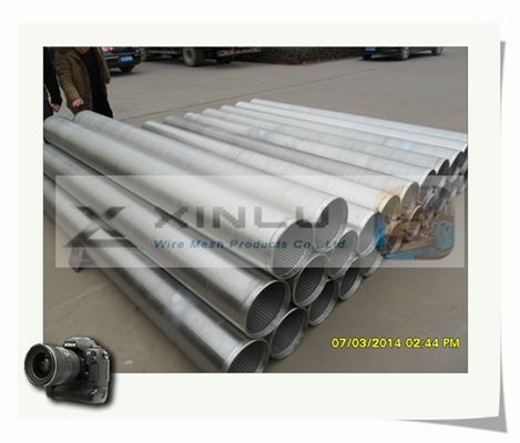 10-3/4” lixe o controle Johnson Screen Tube 6m nenhum tubo de filtro de aço inoxidável magnético