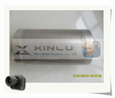 10-3/4” lixe o controle Johnson Screen Tube 6m nenhum tubo de filtro de aço inoxidável magnético