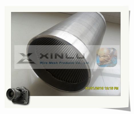 10-3/4” lixe o controle Johnson Screen Tube 6m nenhum tubo de filtro de aço inoxidável magnético