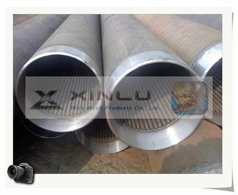 30 - Tubulação de aço carbono galvanizada fio da tubulação V da tela de fio da cunha do filtro de 3000 mícrons