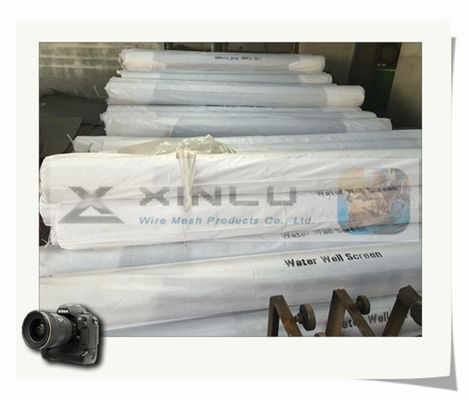 Tubulação de aço inoxidável de Johnson 316 resistentes da tubulação da tela de fio da oxidação V de 12 toneladas
