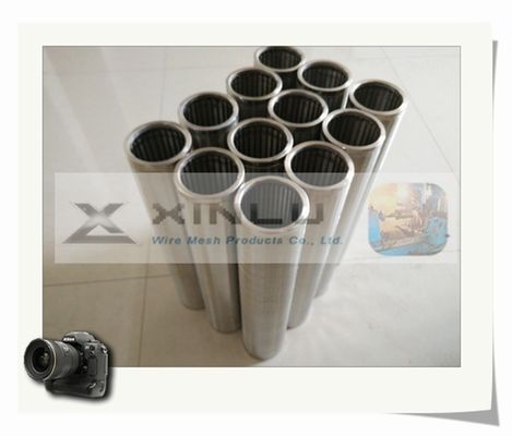Tubo de filtro rosqueado de secagem da água de Johnson Groundwater SS304 da tubulação do metal