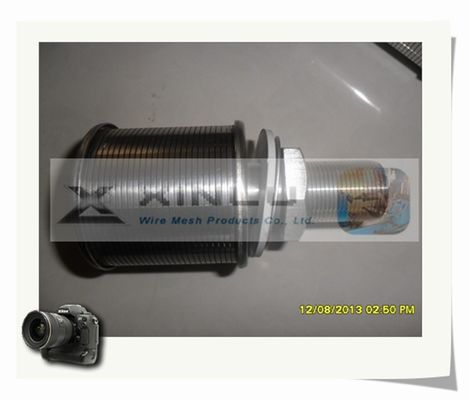 1,5 o fio de Ton Sand Water Filter Nozzles envolveu o entalhe 57mm DN de 0.2mm