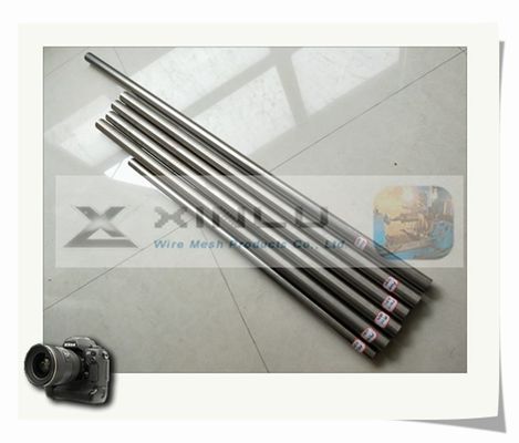 Tubo de aço entalhado contínuo da anti oxidação de Johnson Wedge Wire Screen Pipe