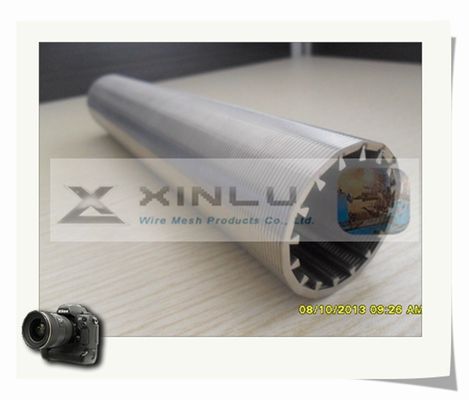 Poço de água do filtro - o fio da tubulação da tela envolveu a tubulação do filtro da forma de SS304L V