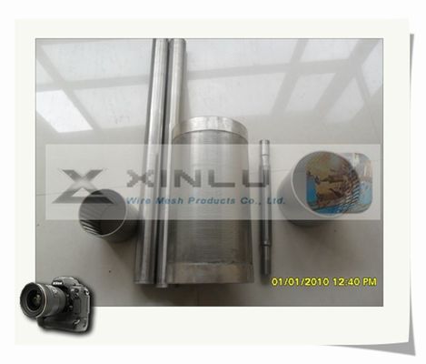 Comprimento de aço inoxidável da tubulação de águas residuais 6m da tubulação 100mm OD da tela de fio da cunha