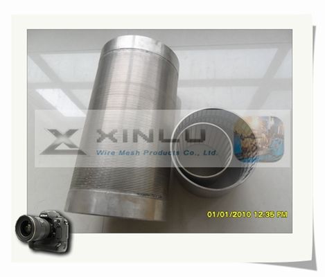 Comprimento de aço inoxidável da tubulação de águas residuais 6m da tubulação 100mm OD da tela de fio da cunha