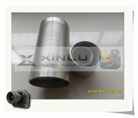 Poço de água do filtro - o fio da tubulação da tela envolveu a tubulação do filtro da forma de SS304L V