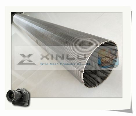 Poço de água do fio da cunha - diâmetro da tubulação 114mm da tela obstruído não secando