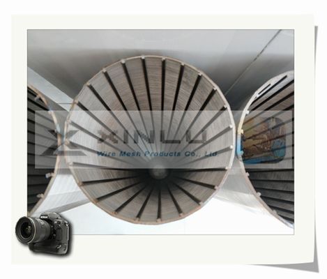 Poço de água do fio da cunha - diâmetro da tubulação 114mm da tela obstruído não secando