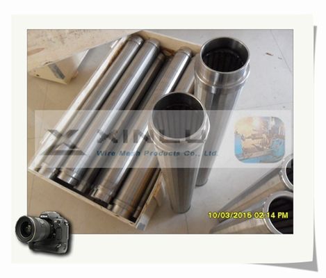 filtro Johnson Screen Pipe do motor da corrosão da tubulação do fio da cunha de 95mm anti