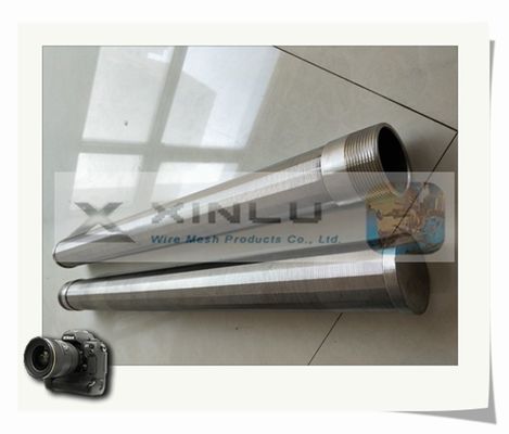Tubulação rosqueada de aço inoxidável de Johnson Rust Resistant Pipe SS321 316 para o filtro da bomba