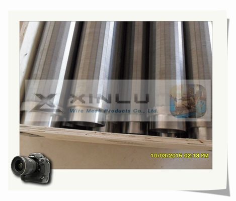 Tubulação rosqueada de aço inoxidável de Johnson Rust Resistant Pipe SS321 316 para o filtro da bomba