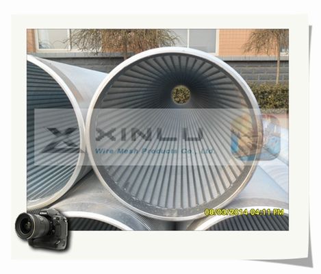 Fio galvanizado brilhante para não conduzir nenhum tubo bom profundo afiado do aço carbono do filtro baixo