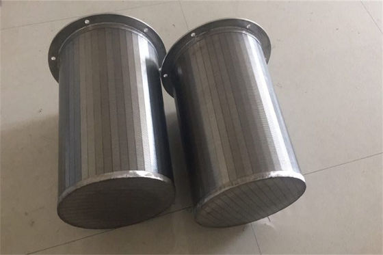 A tela de fio líquida da cunha conduz o elemento de filtro 304 316 de aço inoxidável