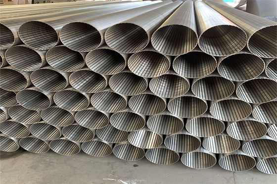 SUS não obstruído 304 do tubo de Mesh Anti Rust Johnson Screen da tela de fio da cunha 316