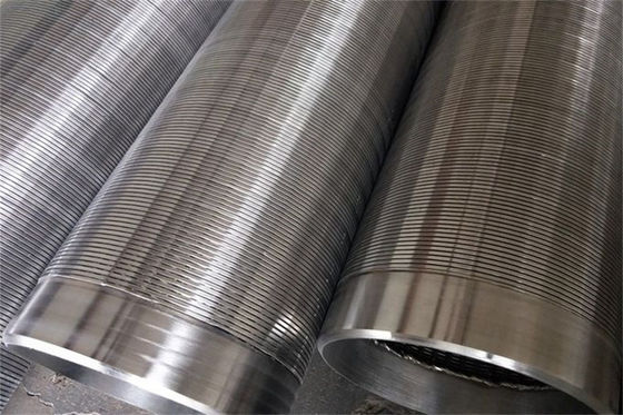 SUS não obstruído 304 do tubo de Mesh Anti Rust Johnson Screen da tela de fio da cunha 316