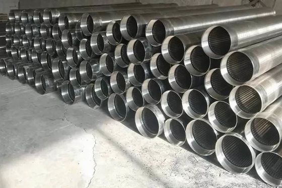 Tela de filtro de aço inoxidável de secagem do controle da areia da tubulação da tela de fio de 4 polegadas V