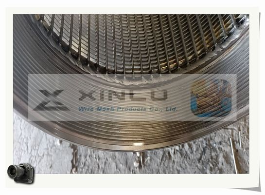 A areia de secagem do filtro de tela do fio da cunha controla a rede de arame 9-5/8 de V”