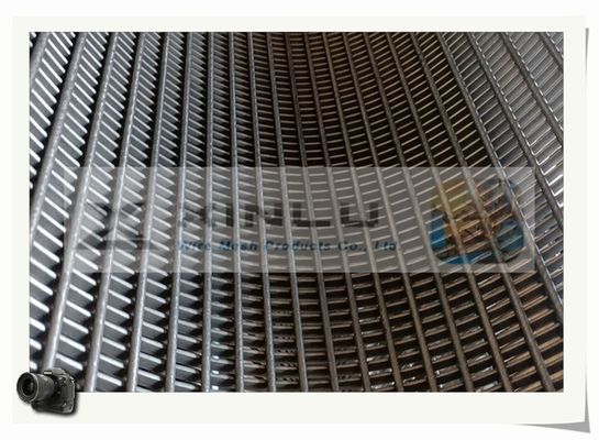 A areia de secagem do filtro de tela do fio da cunha controla a rede de arame 9-5/8 de V”