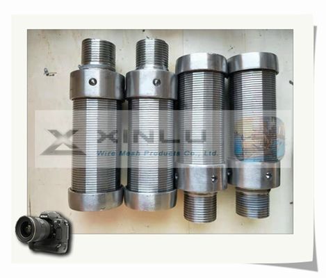 entalhe de aço inoxidável G3/4&quot; da tela de fio 0.15mm do diâmetro 316L de 38mm homem rosqueado