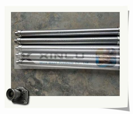 entalhe de aço inoxidável G3/4&quot; da tela de fio 0.15mm do diâmetro 316L de 38mm homem rosqueado
