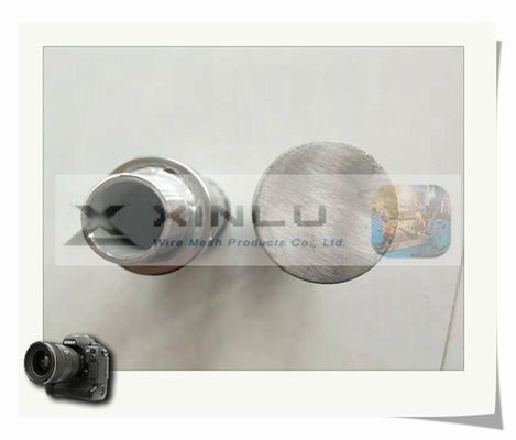 entalhe de aço inoxidável G3/4&quot; da tela de fio 0.15mm do diâmetro 316L de 38mm homem rosqueado