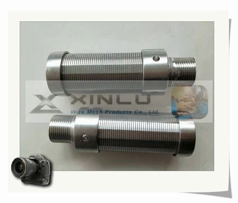 entalhe de aço inoxidável G3/4&quot; da tela de fio 0.15mm do diâmetro 316L de 38mm homem rosqueado