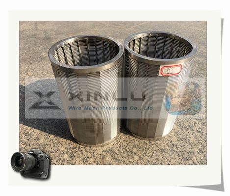 a tubulação SS 316L da tela de fio do diâmetro V de 60mm firma o tubo da tela de fio