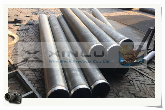 Tubulação 273mm da tela de fio dos SS 304 V tela de fio de aço inoxidável da cunha 304 205