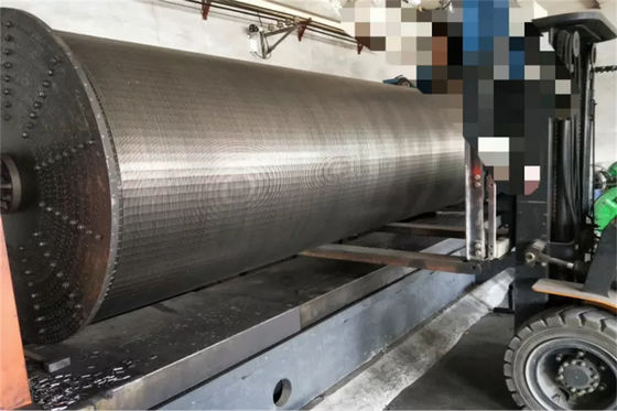 tubo da tela de filtro 16-3/4 da água de 426mm” Johnson Type Wire Warp Screen