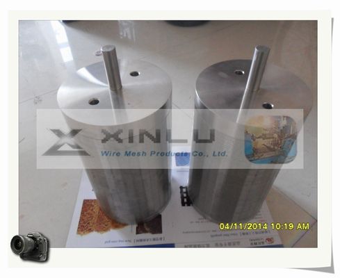 3,3 x do entalhe de aço inoxidável do fio 0.7mm da cunha de 6.5mm o filtro cilíndrico personalizou