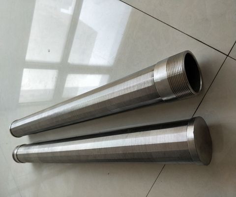 Ecrã de poço de água de aço inoxidável Ecrãs de filtro tipo Johnson com articulação de rosca