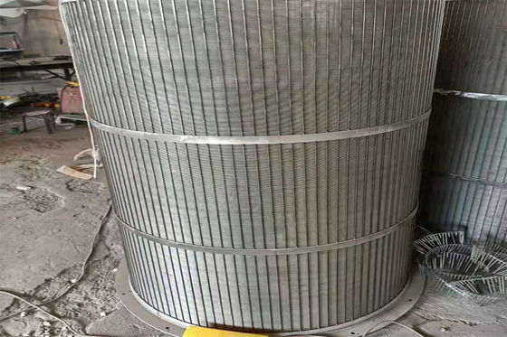 Tubo angular da tela de fio da cunha do filtro da tubulação de filtro SS304 da construção forte