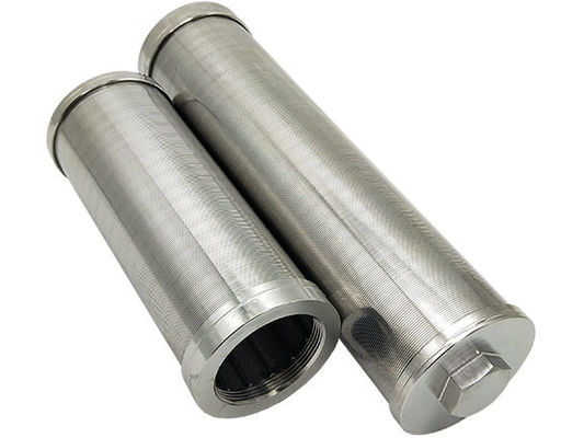 Ecrã de poço de água de aço inoxidável Ecrãs de filtro tipo Johnson com articulação de rosca