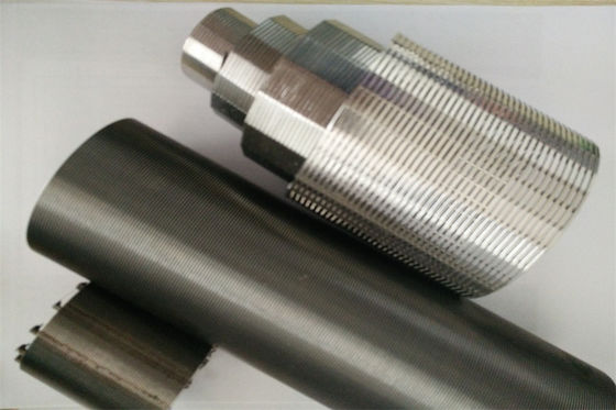 Filtro de aço inoxidável não de obstrução do fio da cunha da divisão da água da tela de filtro