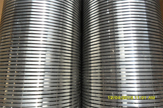Tela de fio de aço inoxidável da cunha do tratamento de águas residuais da tela de filtro do OD 100mm