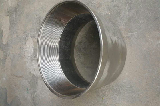 comprimento contínuo AISI 316 Johnson Well Screen da tela 4m do entalhe de 0.1mm