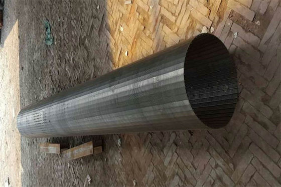 comprimento contínuo AISI 316 Johnson Well Screen da tela 4m do entalhe de 0.1mm