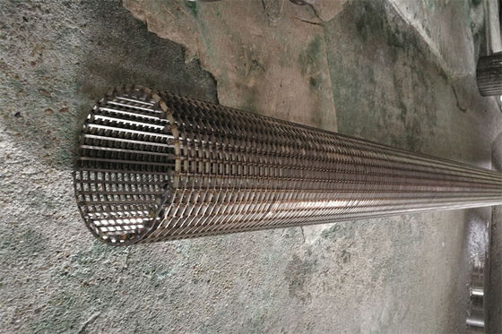 Tubulação 2507 de aço frente e verso do fio da cunha que lustra o comprimento de aço inoxidável de 2.5m