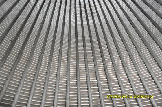 Diâmetro envolvido do filtro 114mm 168mm do fio da cunha da tela AISI 304 do controle da areia bem -