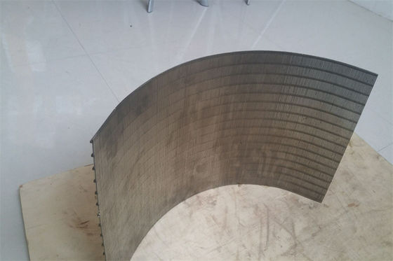 Tela estática de vibração da curvatura da peneira anti oxidação de 45 graus para a filtração industrial