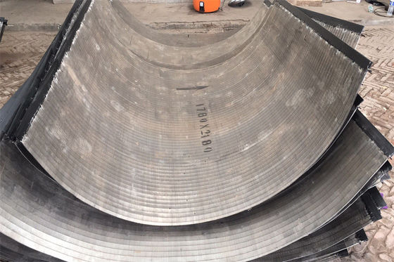 Tela de fio do aço carbono V de Johnson Static Sieve Bend Screen DSM baixa