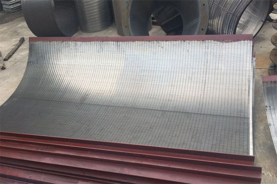 Malha da tela peneirando de processamento mineral SS316L de Johnson Static Wedge Wire Screen