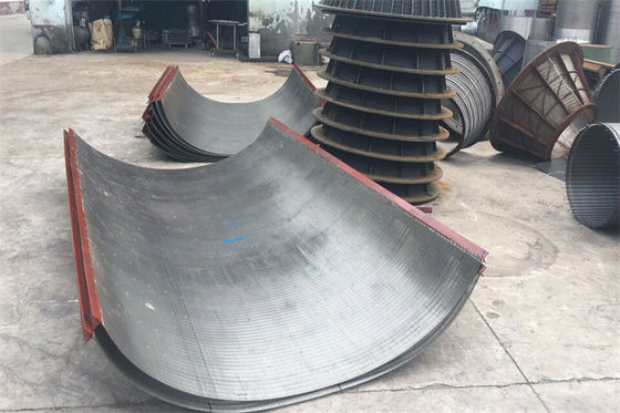 Malha da tela peneirando de processamento mineral SS316L de Johnson Static Wedge Wire Screen