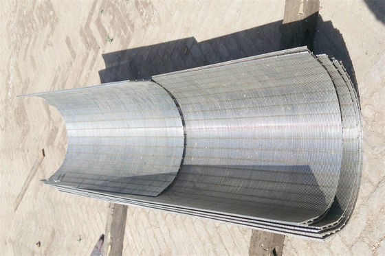 Tela de Juice Processing Static Wedge Wire da tela de filtro da peneira 304L dos SS 304
