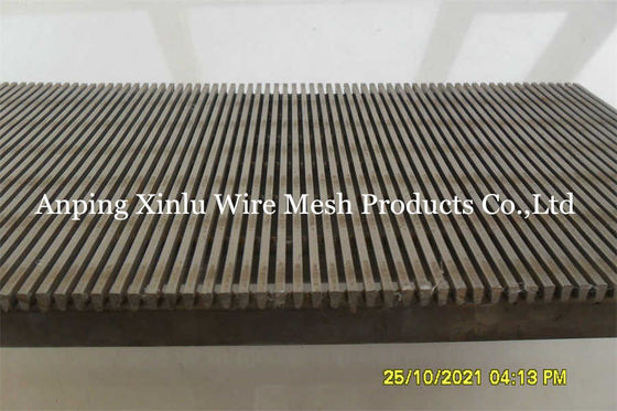 Painel de tela de fenda contínua de fio de Johnson Wedge para filtro de carvão de lavagem